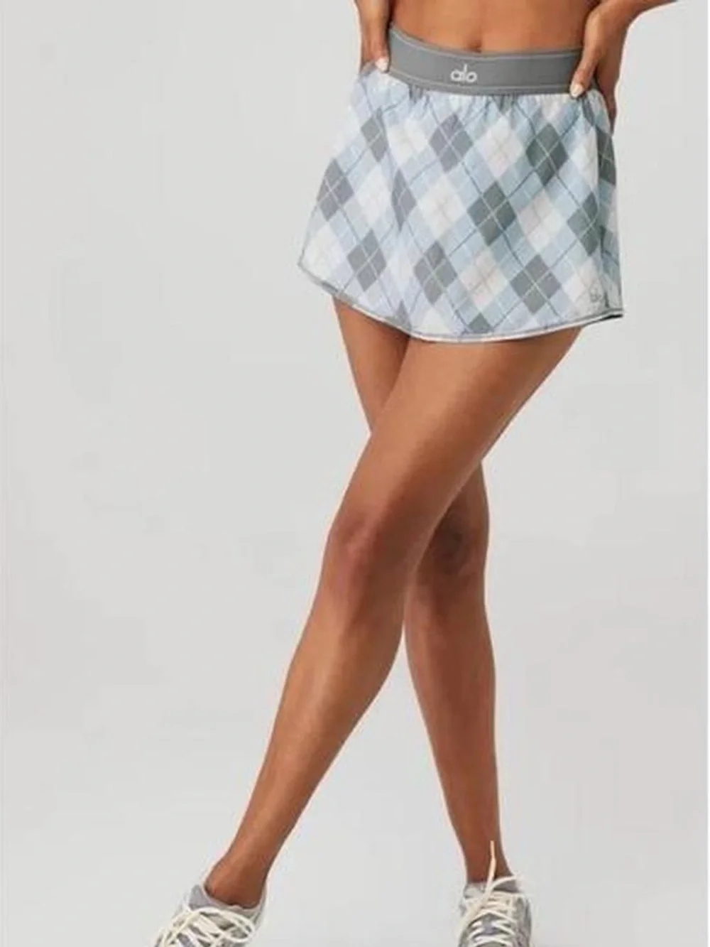 Alo Yoga Argyle Match Point Tennis Skirt. Size XXS